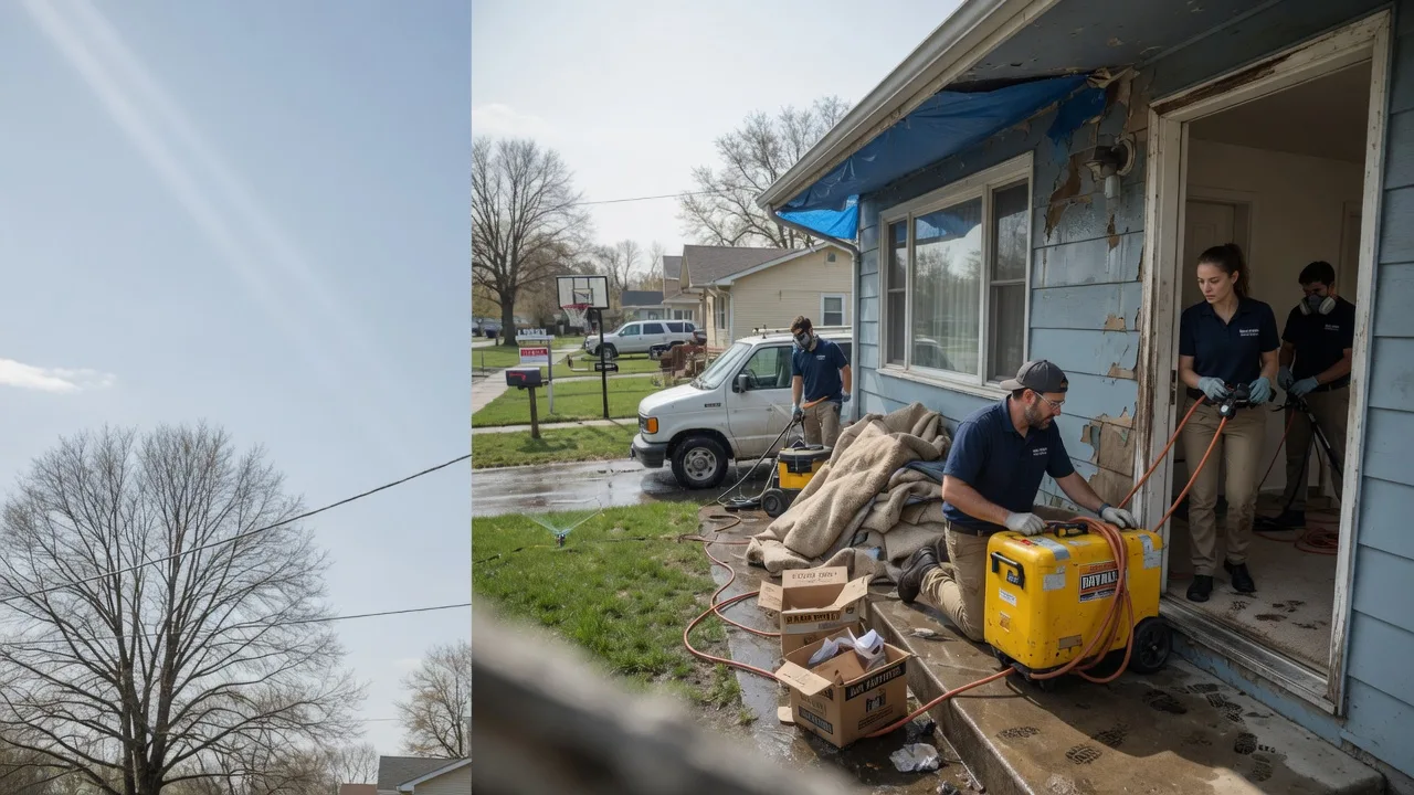 Basement Flood Cleanup in Mandan, ND near me